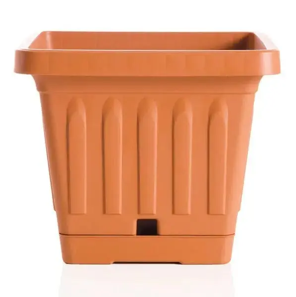 Vaso terra quadrato diverse misure