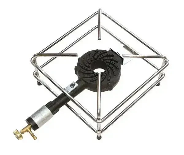 Fornellone cromato 30x30 bruc/ghisa