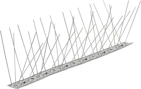 Dissuasore per piccioni multispillo inox,barre 1 mt n. 80 spilli h 10