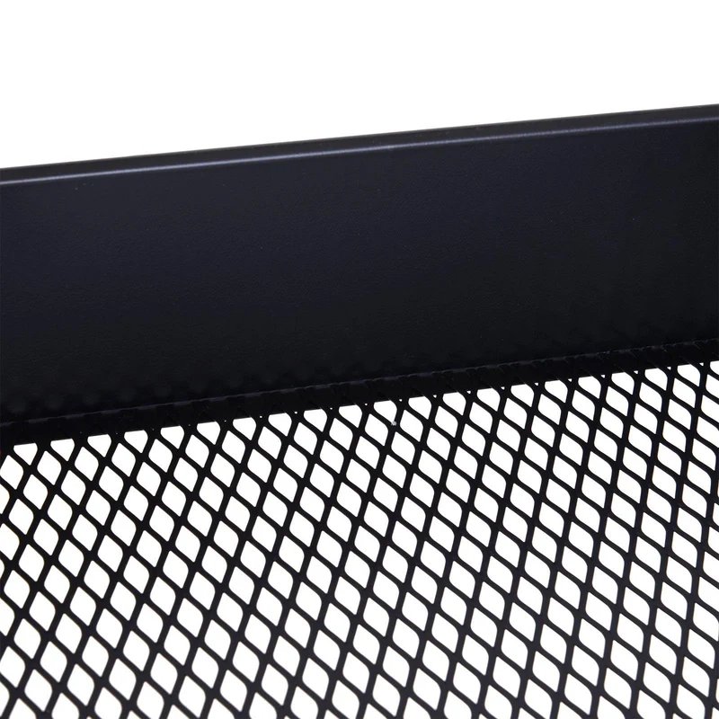 Carrello da Cucina Multiuso Salvaspazio 3 Livelli in Acciaio Nero 44x38x88 cm