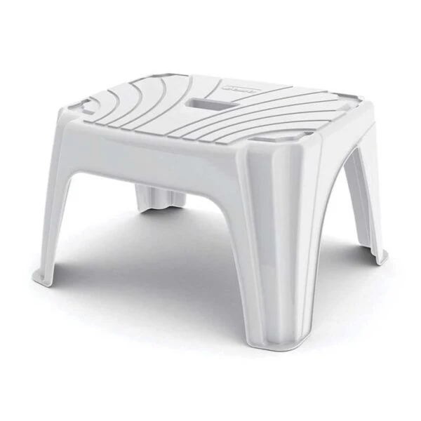 Sgabello step 2 cm.45x35x25h colori assortiti bama