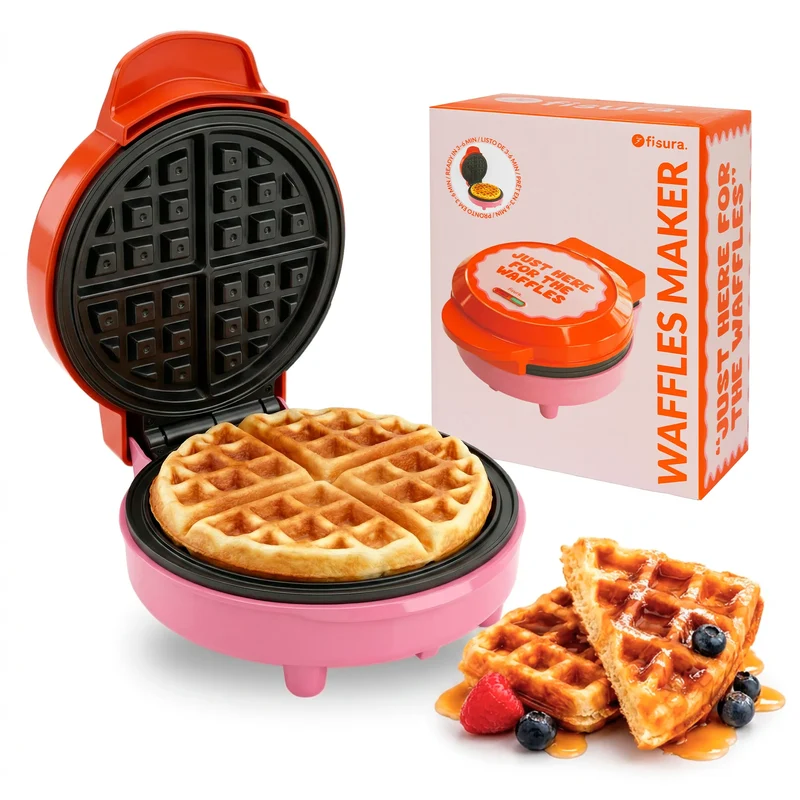 Máquina de gofres "Just here for the waffles"