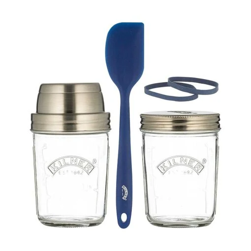 Kit Lievito Madre Kilner® – Set Completo con 2 Barattoli (350 ml)
