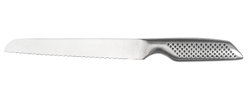Couteau à pain avec manche inox antidérapant - Série GripMaster