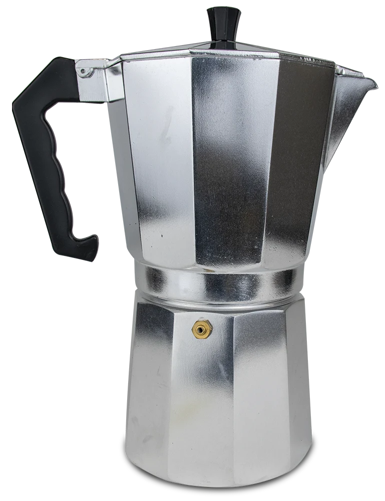Cafetière italienne traditionnelle 6 ou 12 tasses