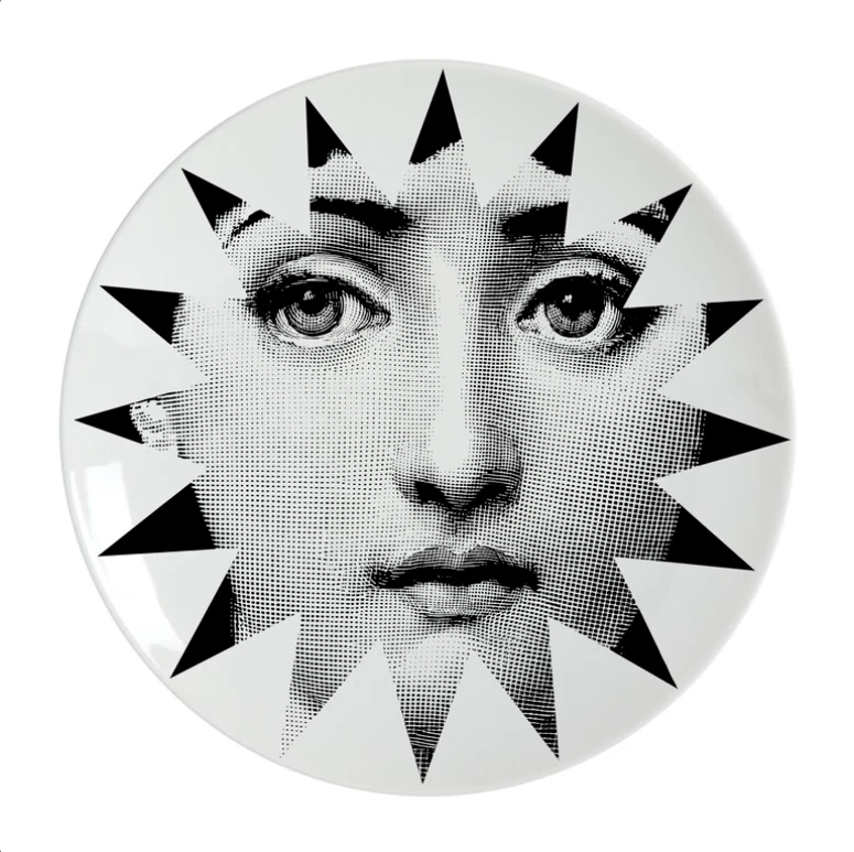 Fornasetti Piatto Tema e Variazioni n°25