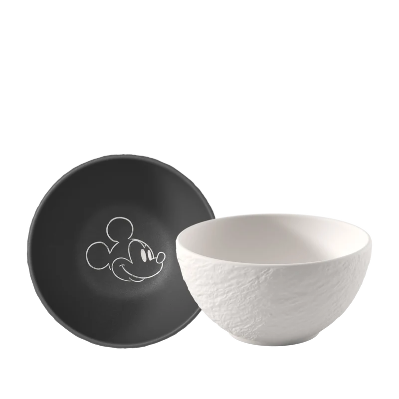 Villeroy & Boch Manufacture Mickey Mouse Ciotola per cereali set 2 pezzi