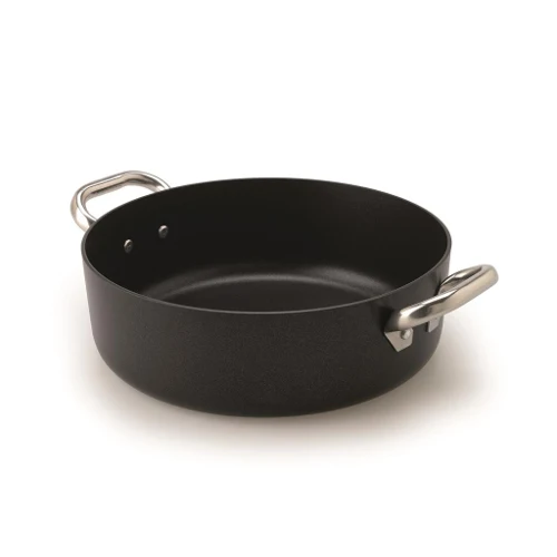 Casseruola Alluminio Antiaderente Bassa 2 Manici