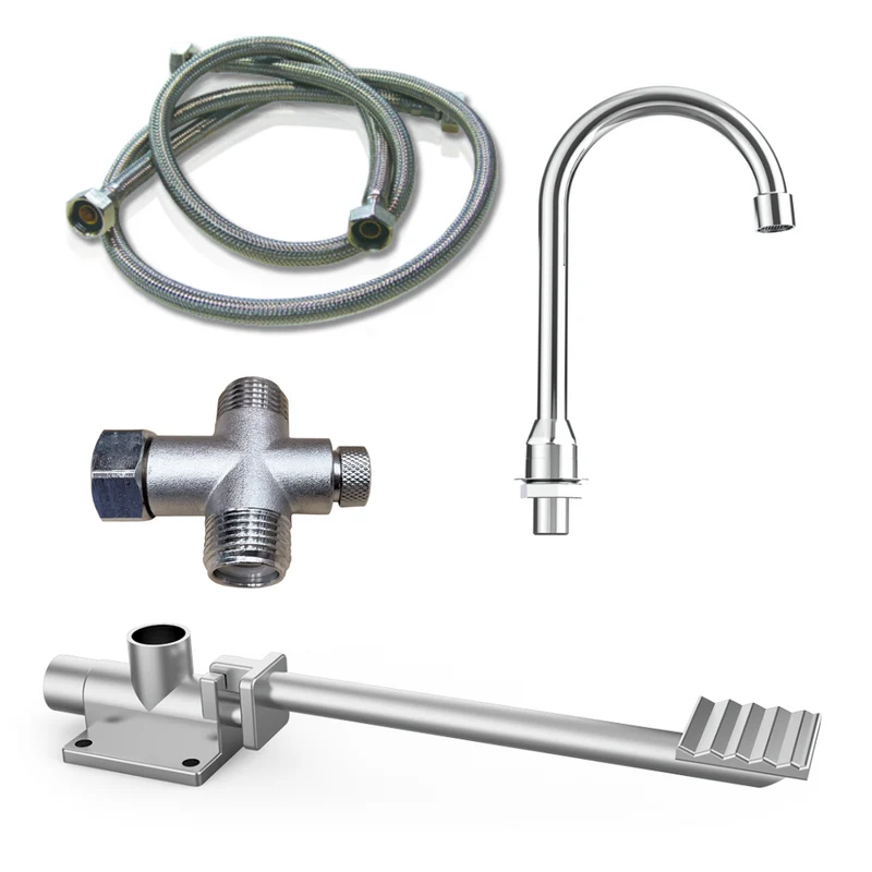 Set de robinet d'évier à pied