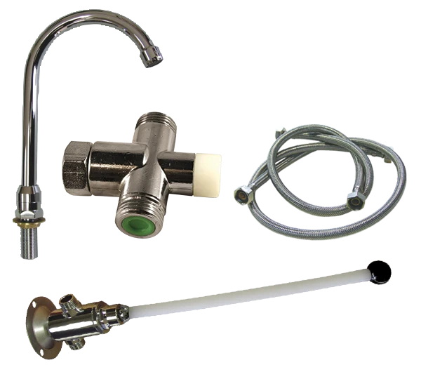 Set de robinet d'évier à génou