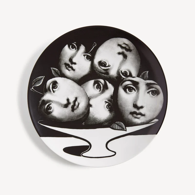 Fornasetti Piatto Tema e Variazioni n°104