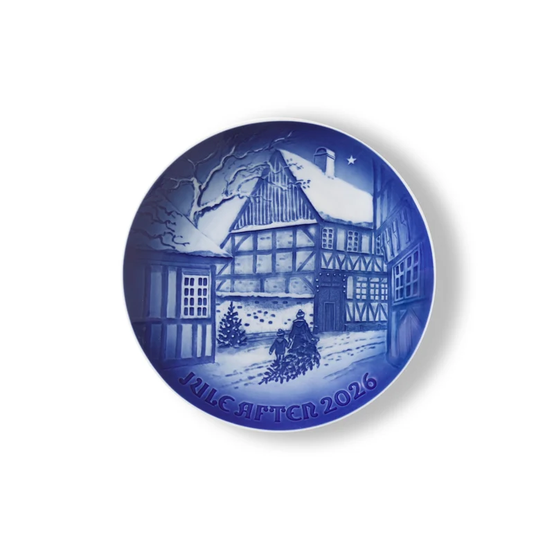 B&G Royal Copenhagen Piatto di Natale 2026 "Den Gamle By in Aarhus"