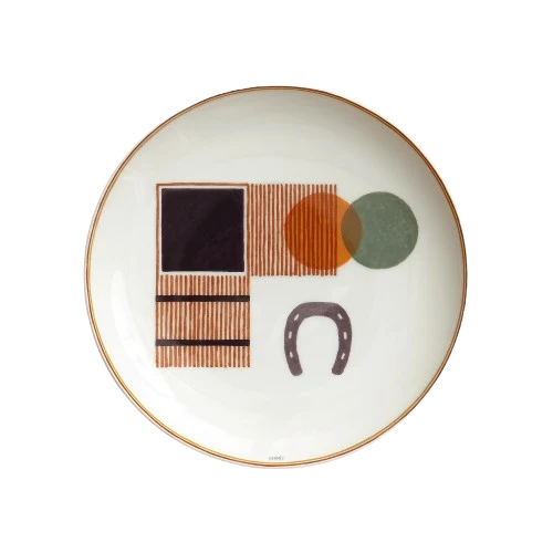 Hermès Saut Set 2 Piatto Piano 23,5 cm Box