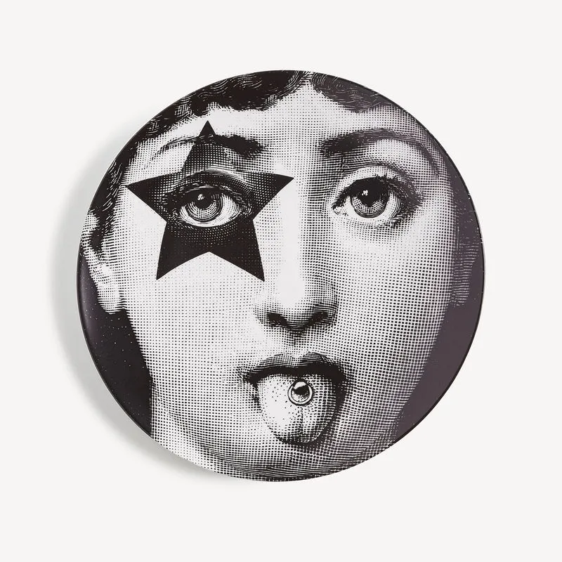 Fornasetti Piatto Tema e Variazioni n°381