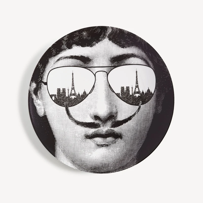 Fornasetti Piatto Tema e Variazioni n°373