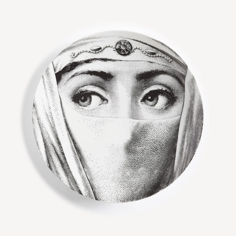 Fornasetti Piatto Tema e Variazioni n°84