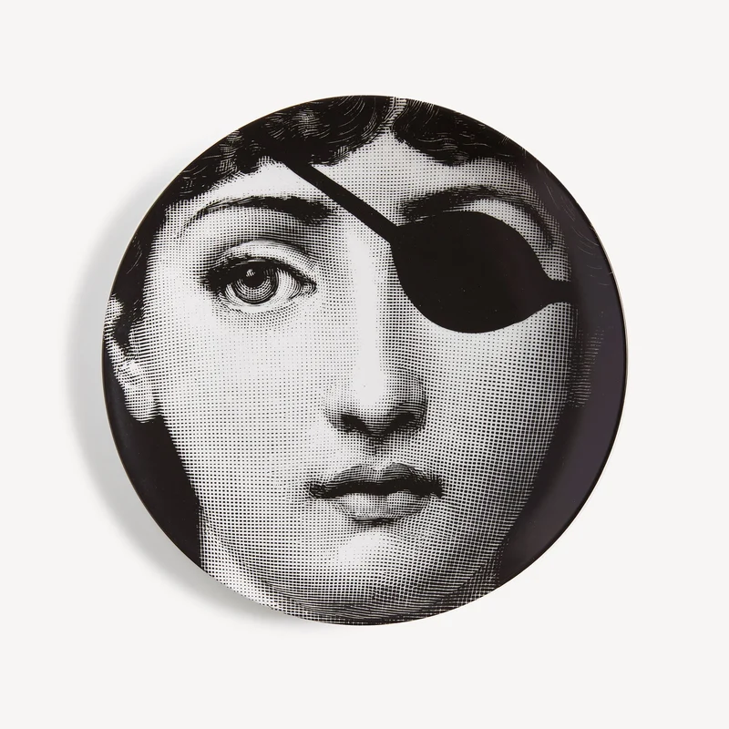 Fornasetti Piatto Tema e Variazioni n°8