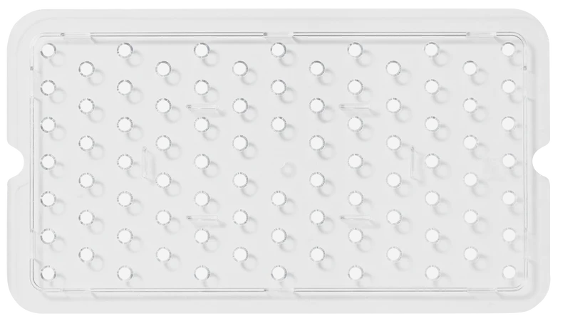 Fond perforé pour bacs en polypropylene