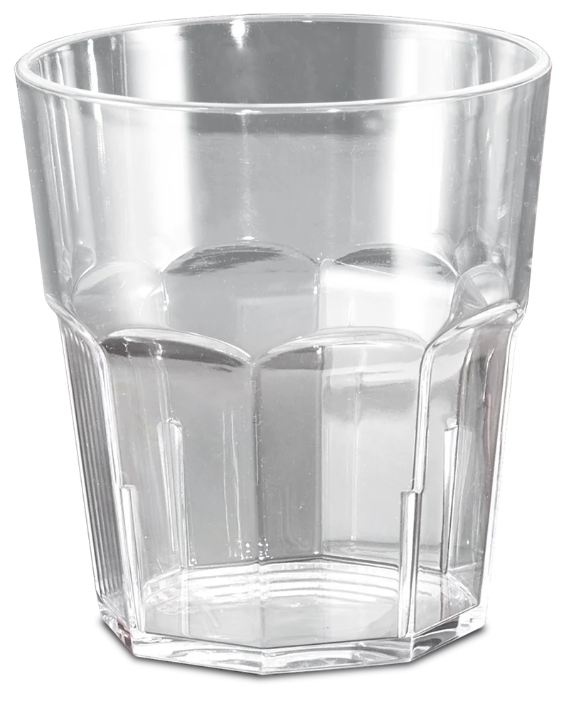 Verre en polycarbonate transparent