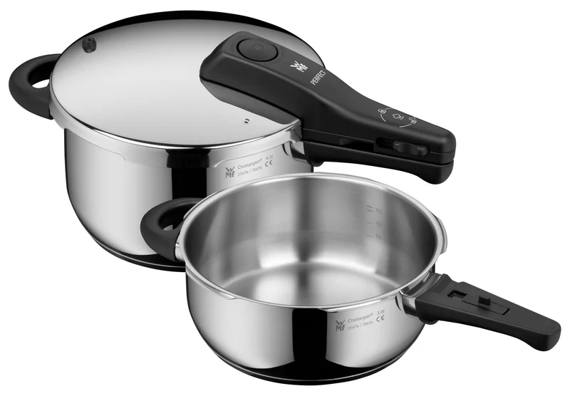 WMF Perfect One Pot Pentola a Pressione Set 4,5L e 3L
