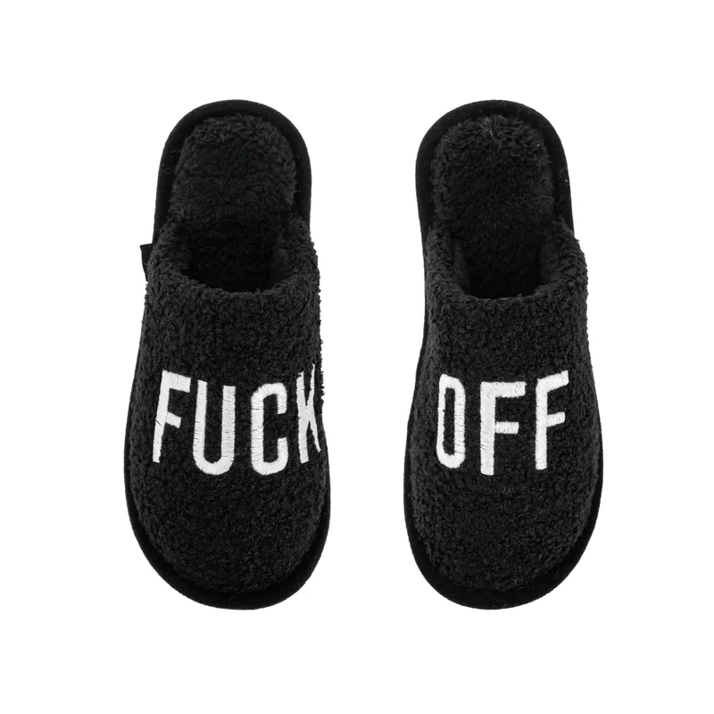 Zapatillas “Fuck off” negro