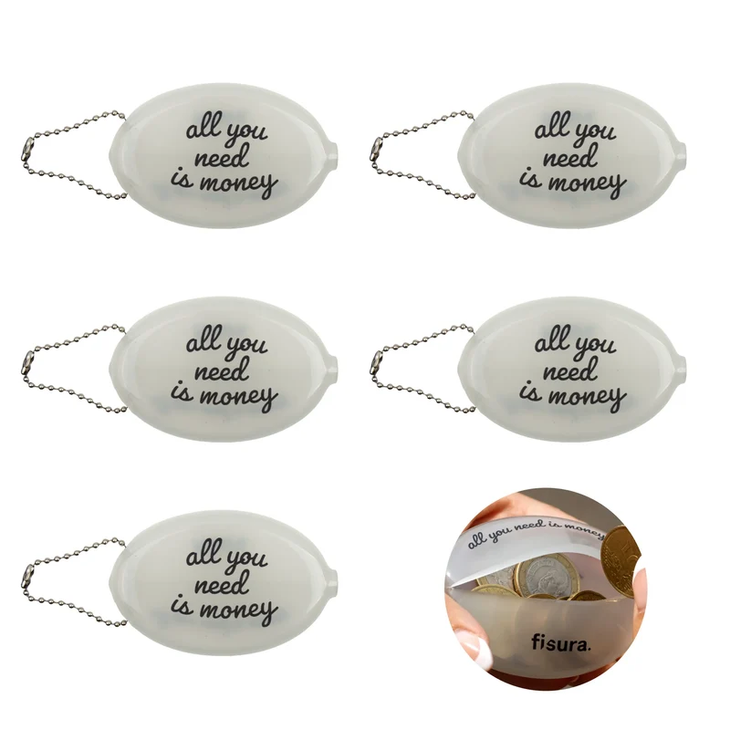 Monedero retro “All you need is money” set de 5