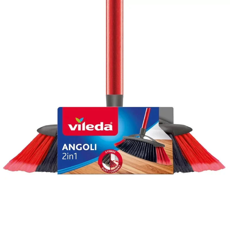 2 in 1 Vileda XXL VILEDA 2 in 1 XXL XXL Due tipi di setole con Manico