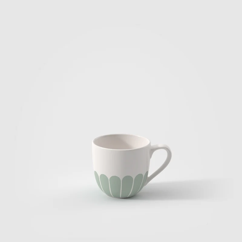 Villeroy & Boch Fleur Set 6 Tazzine Caffè Espresso 70 ml