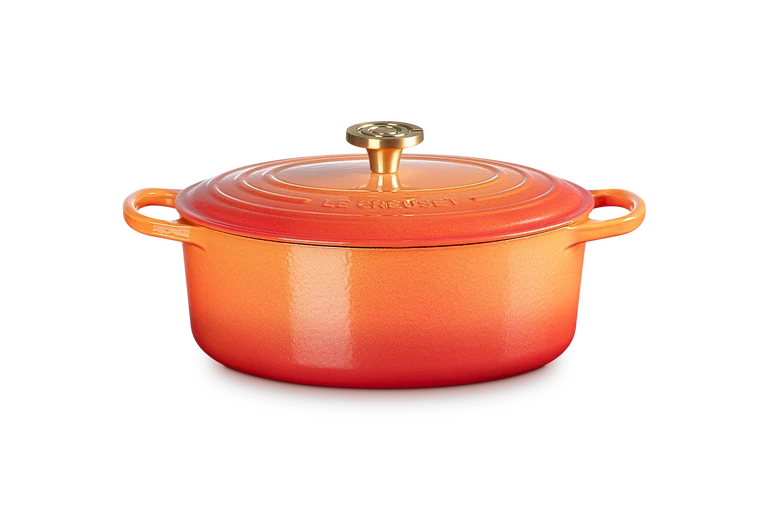 Le Creuset Flamme Dorée Cocotte Ovale 29cm Limited Edition