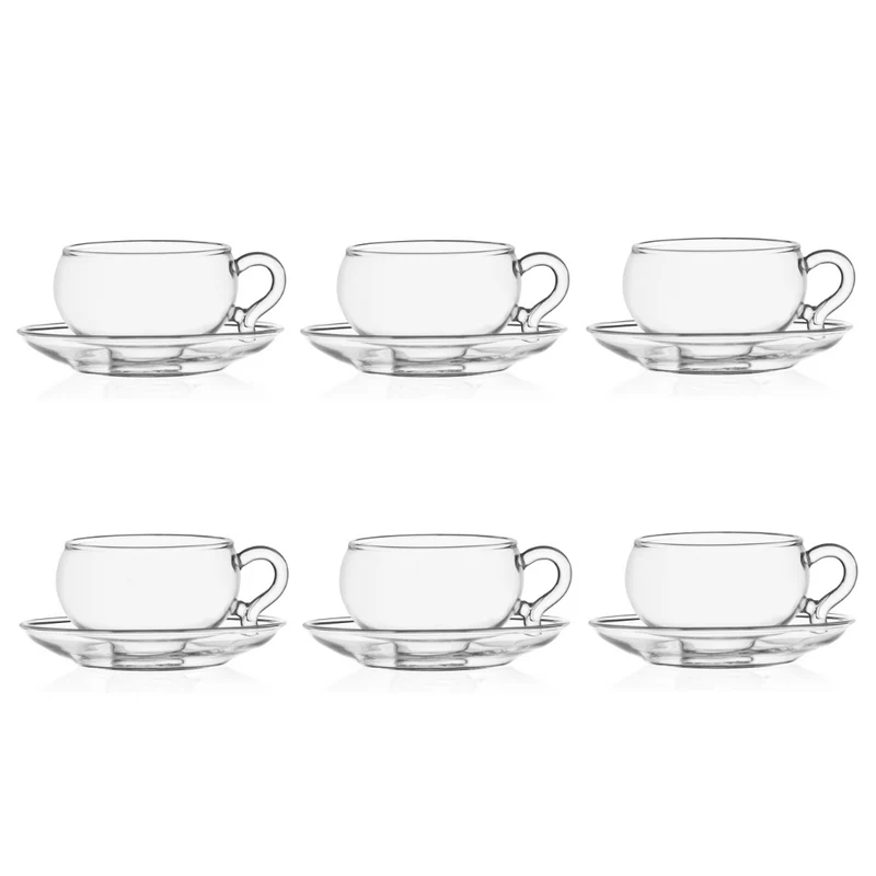 Ichendorf Kamakura Set 6 Tazzine Caffè con Piattino