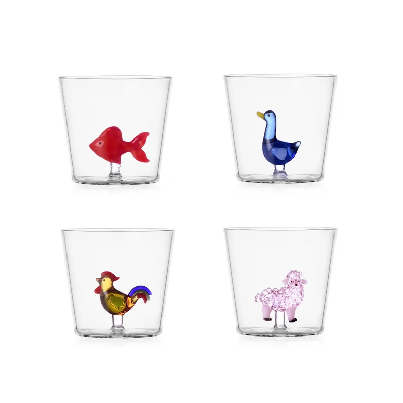 Ichendorf Animal Farm Set 4 Tumbler Animali