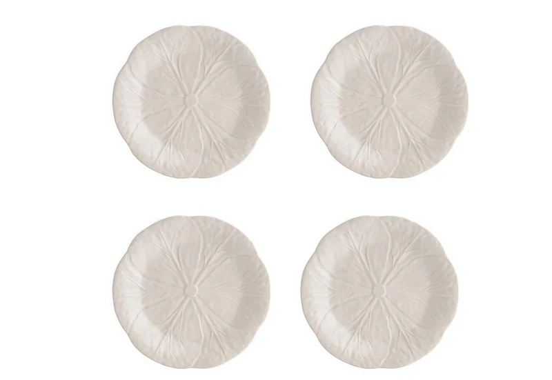 Bordallo Pinheiro Cavolo Set 4 Piatti Piani 26,5 cm
