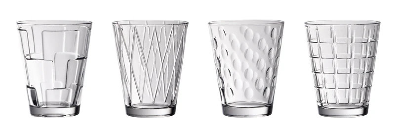 Villeroy & Boch Dressed Up set di bicchieri da acqua Clear 4 pezzi