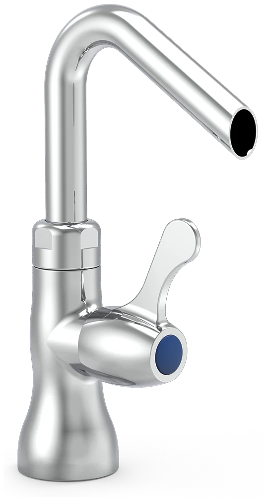 Robinet tournant 1/4 tour une eau bec de robinet bas
