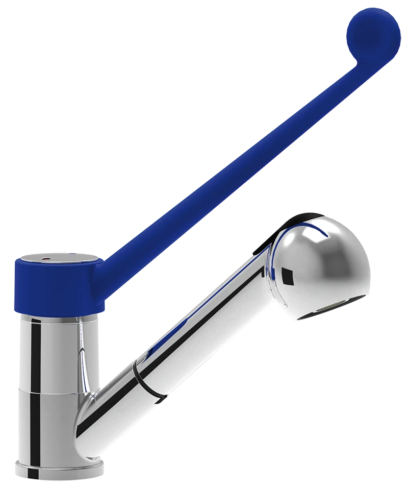 Robinet mitigeur douchette extractible pomme longue