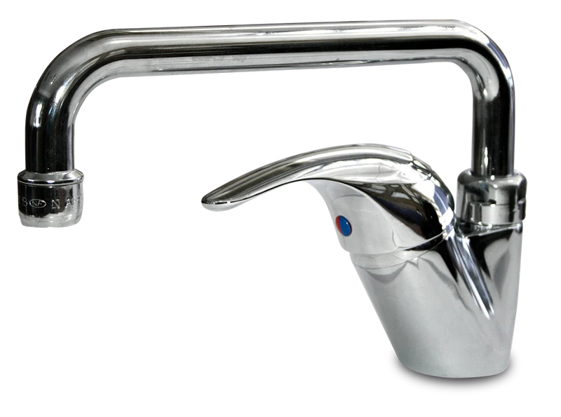 Robinet mitigeur avec col de cygne bas