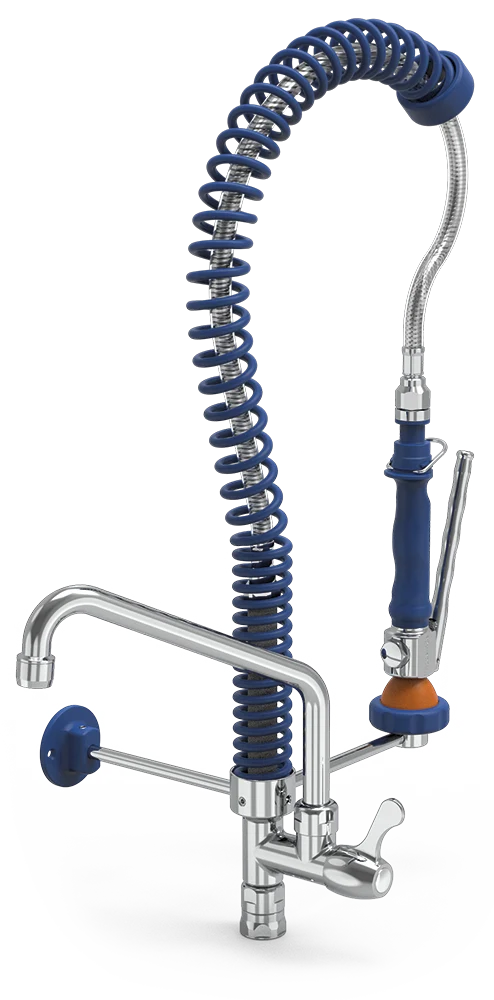 Robinet douchette extra-bas avec col de cygne Série basic
