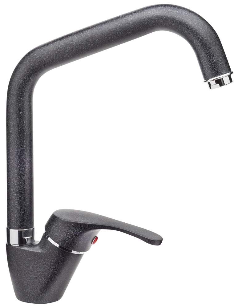 Robinet de cuisine noir effet granit