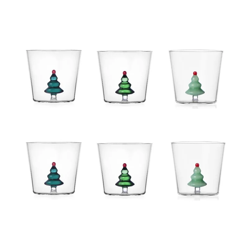 Ichendorf Woodland Tales Set 6 Tumbler Albero di Natale