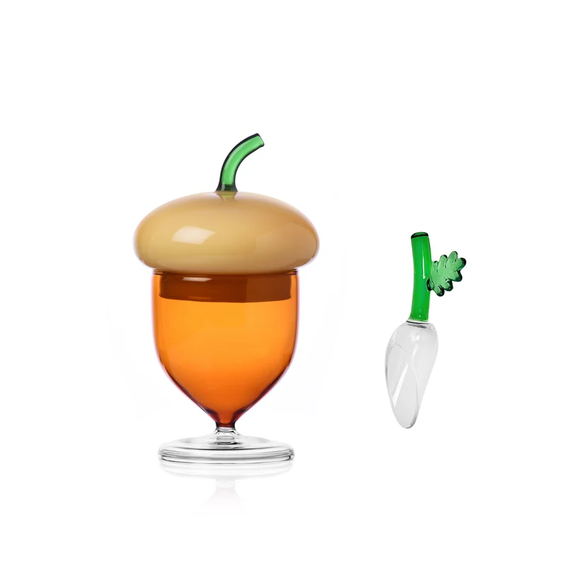 Ichendorf Acorns Set Zuccheriera Ghianda con Cucchiaino