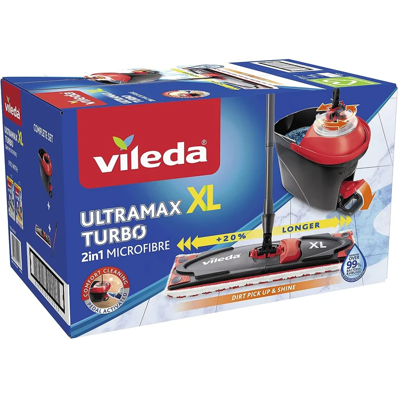 VILEDA ROTATING set di mocio e secchio UltramatxTurbo XL 42CM