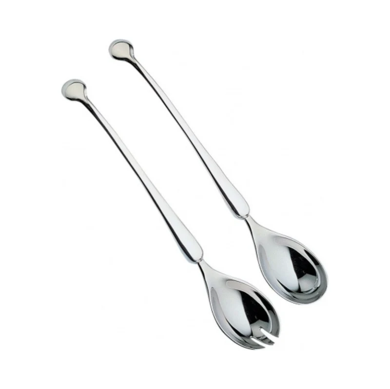 Alessi Caccia Set posate Insalata in Acciaio Inox