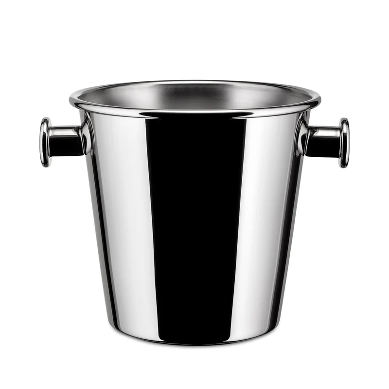 Alessi 5051 Secchiello Ghiaccio in Acciaio Inox, 14 h cm