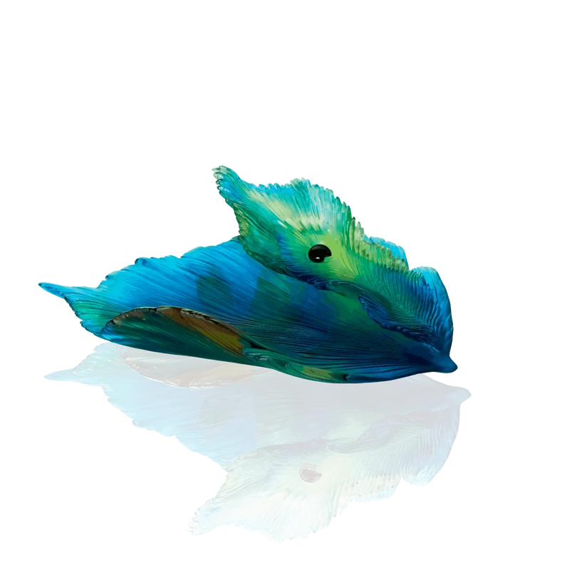 Daum Fleur de Paon Centrotavola