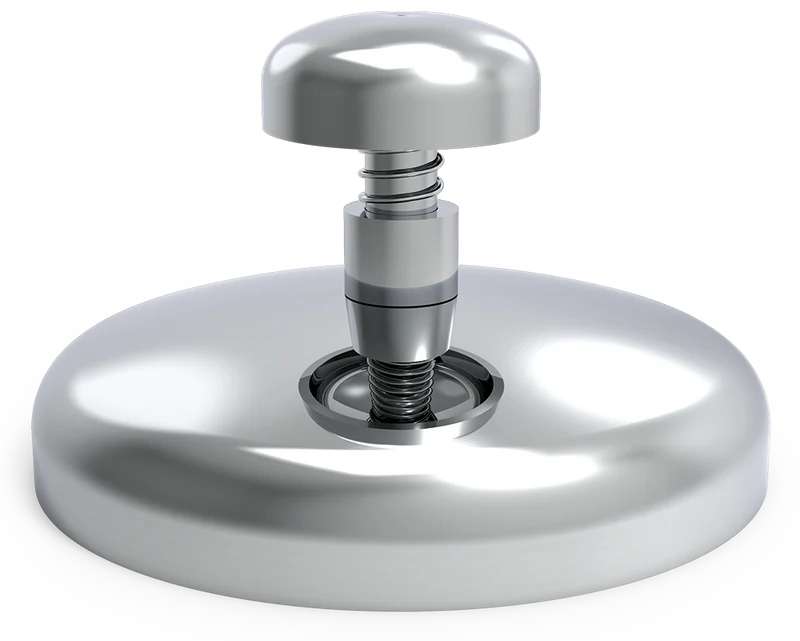 Press à hamburger inox rond