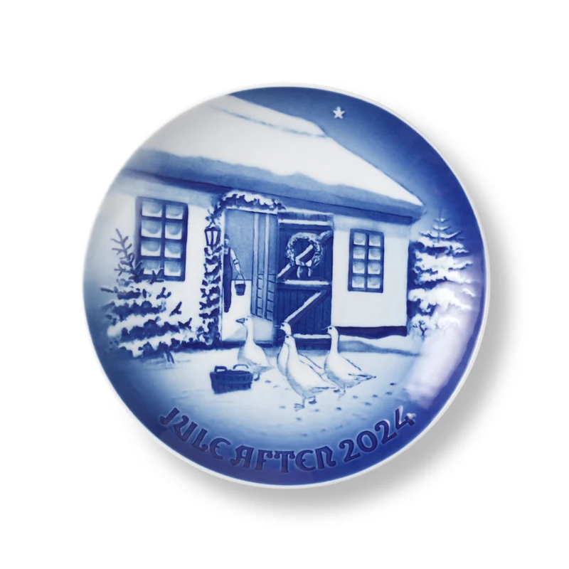 B&G Royal Copenhagen Piatto di Natale 2024 "Natale in Campagna"