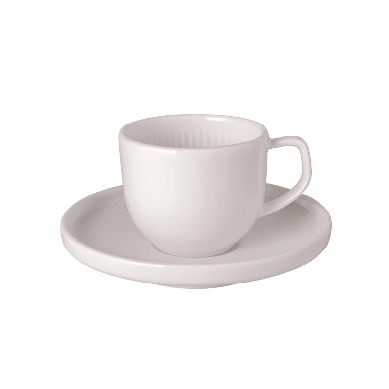 Villeroy & Boch Afina Set 6 Tazze Espresso con Piattino
