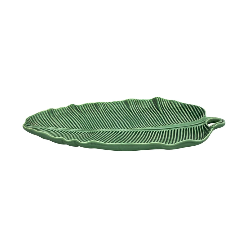 Bordallo Pinheiro Foglie Vassoio foglia di banana 39 cm