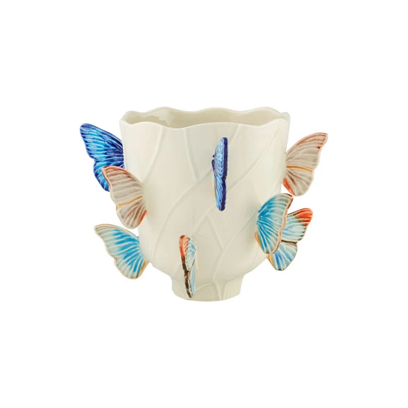 Bordallo Pinheiro Cloudy Butterfly Vaso Piccolo by Claudia Schiffer