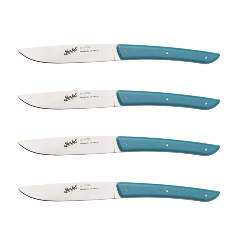 Berkel Color Set 4 Coltelli Bistecca con manico colorato
